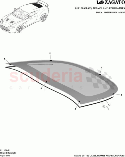 Part Diagram for Aston Martin CY83-25902-AA