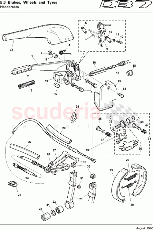 Part Diagram for Aston Martin 30-83438