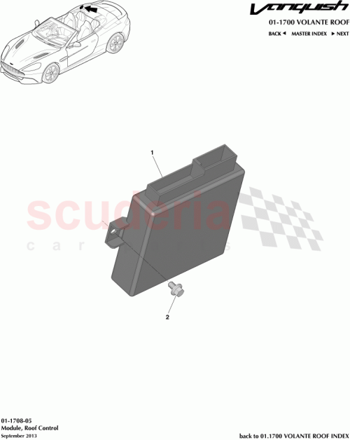 Part Diagram for Aston Martin ED33-13B524-AA