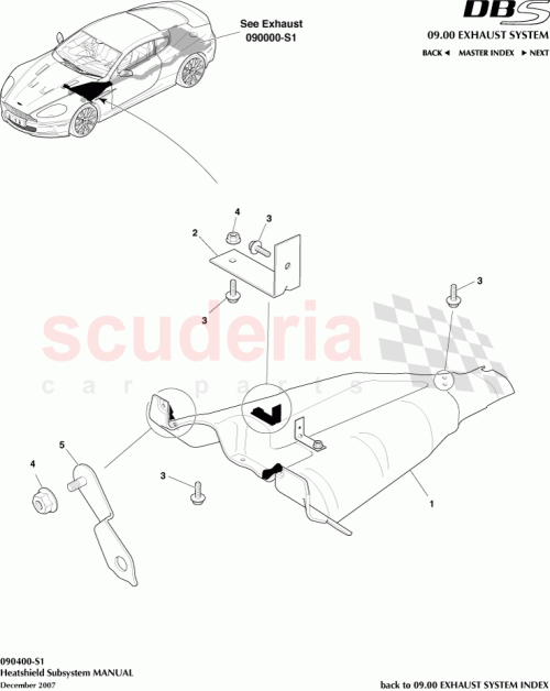 Part Diagram for Aston Martin 703752