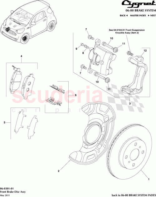 Part Diagram for Aston Martin 31478-30010