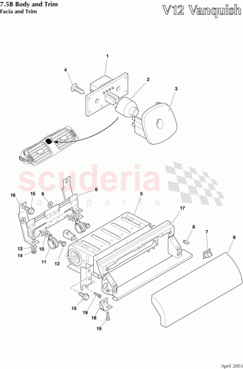 Part Diagram for Aston Martin 1R12-302186-AA