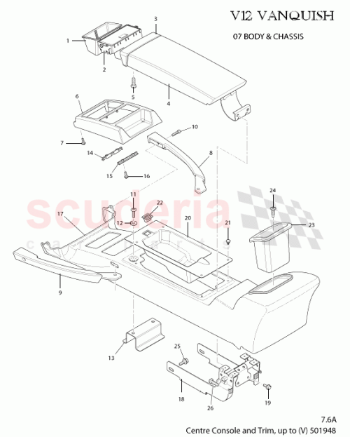 Part Diagram for Aston Martin 3R12-835798-AA