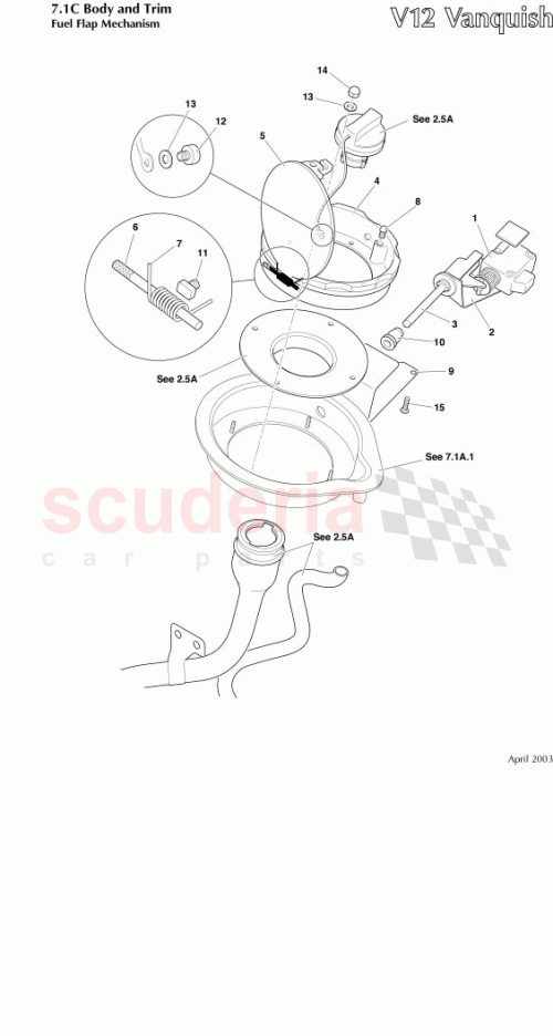 Part Diagram for Aston Martin 1R12341319AH