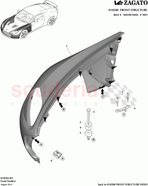 Part Diagram for Aston Martin CY83-16006-BA