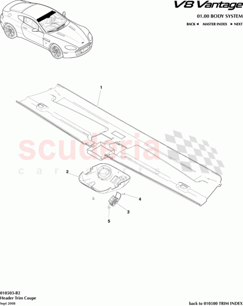 Part Diagram for Aston Martin 8G4303409ACW