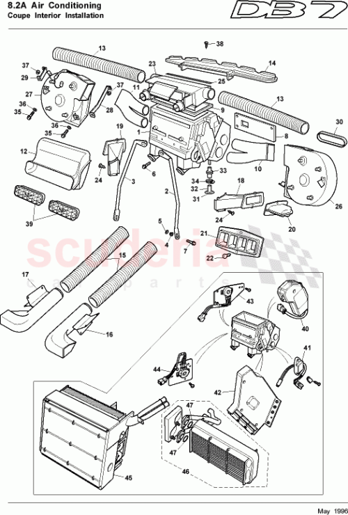 Part Diagram for Aston Martin 89-84284