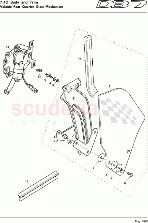 Part Diagram for Aston Martin 697295