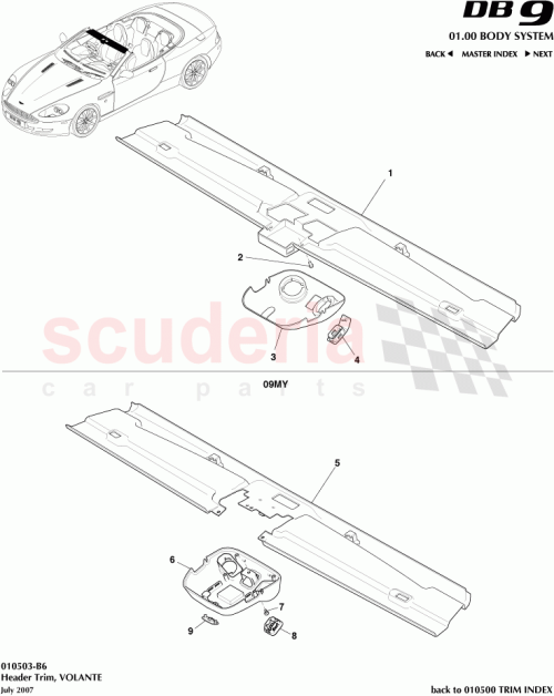 Part Diagram for Aston Martin 8G43-L03409-ABW