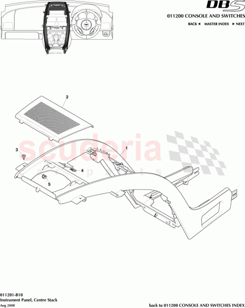 Part Diagram for Aston Martin 8D33-55210-AAW