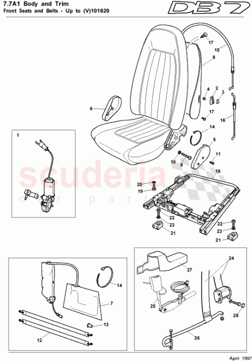 Part Diagram for Aston Martin 7484669/XXX