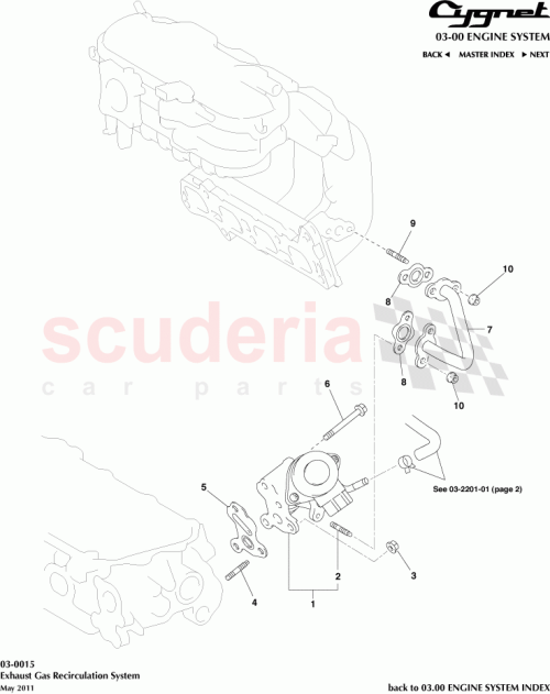 Part Diagram for Aston Martin 94188-00841