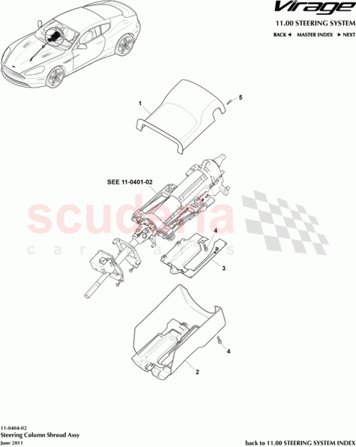 Part Diagram for Aston Martin 4G433C695ACW