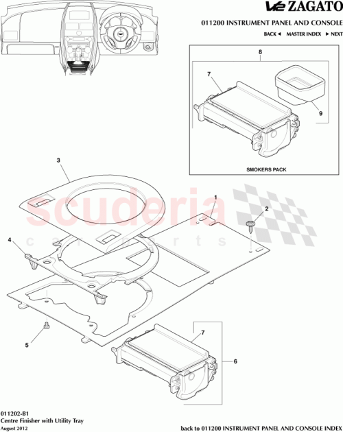 Part Diagram for Aston Martin CY83-80-10004