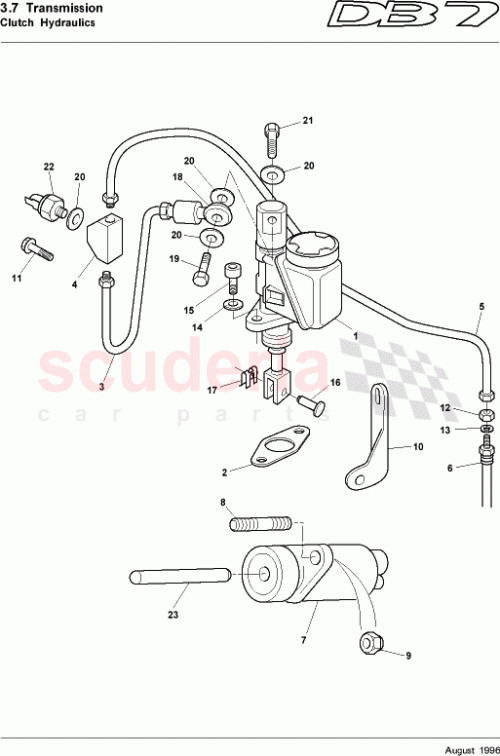 Part Diagram for Aston Martin 11-90161