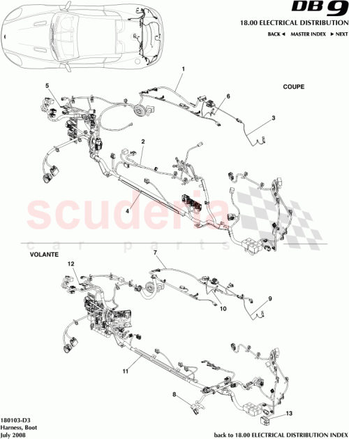 Part Diagram for Aston Martin 4G43-14A227-FA