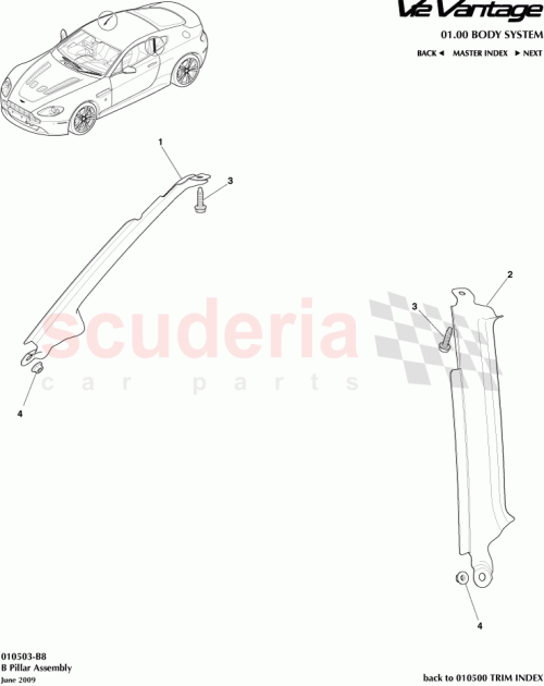 Part Diagram for Aston Martin 6G33-24570-BA