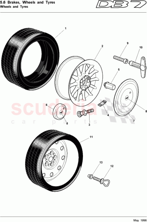 Part Diagram for Aston Martin 36-83832