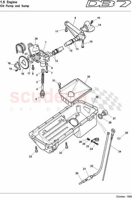 Part Diagram for Aston Martin 697115