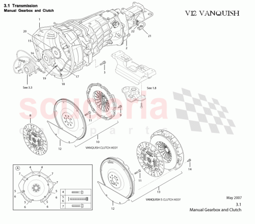 Part Diagram for Aston Martin 45-120459-AA