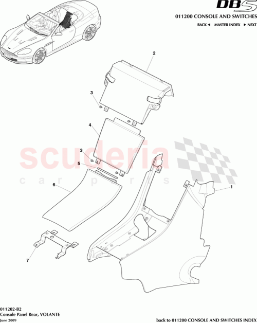 Part Diagram for Aston Martin AD33L045A12ACW