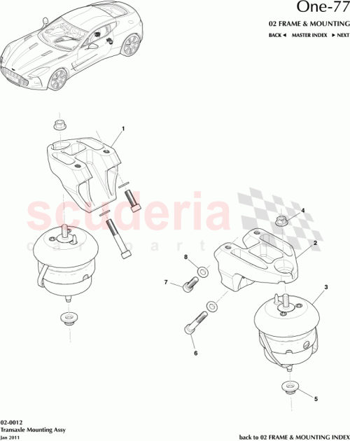 Part Diagram for Aston Martin 12023-09-6040