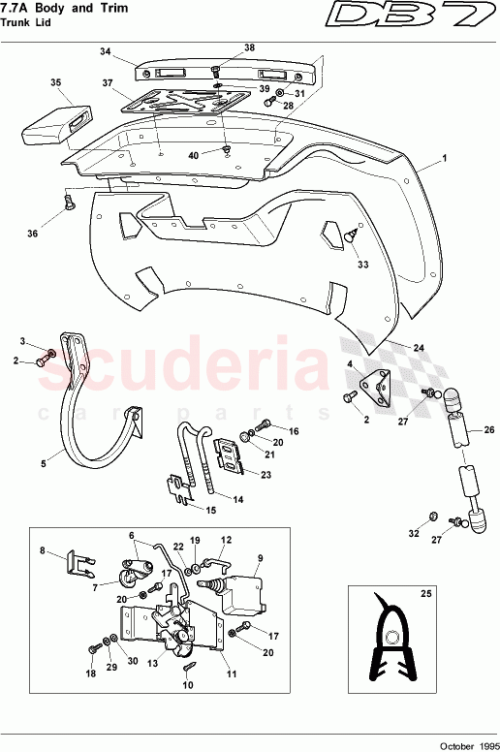 Part Diagram for Aston Martin 69-83367