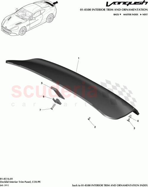 Part Diagram for Aston Martin DD33-FYP10111-AB