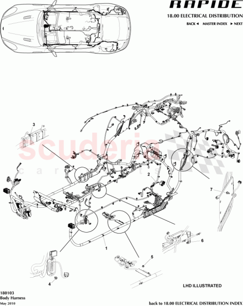 Part Diagram for Aston Martin AD43-9137-CB
