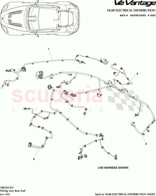 Part Diagram for Aston Martin 9G33-7E443-AB