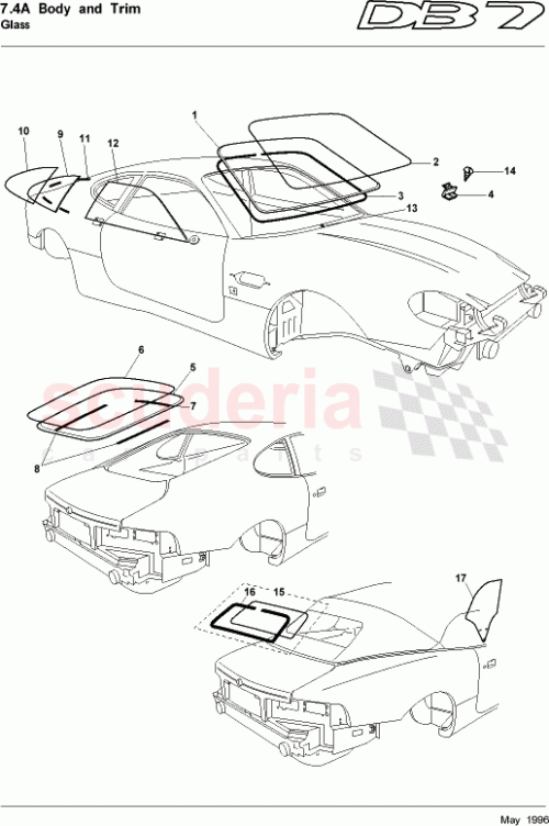 Part Diagram for Aston Martin 76-90254