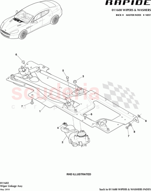 Part Diagram for Aston Martin AG43-32692-AA
