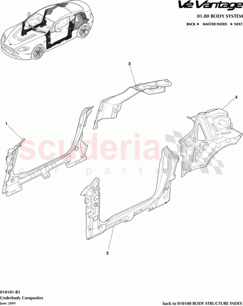 Part Diagram for Aston Martin 6G33-20413-AL