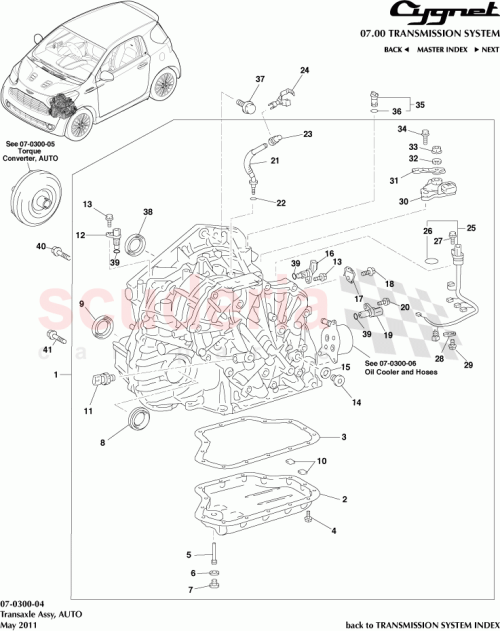 Part Diagram for Aston Martin 94512-00800