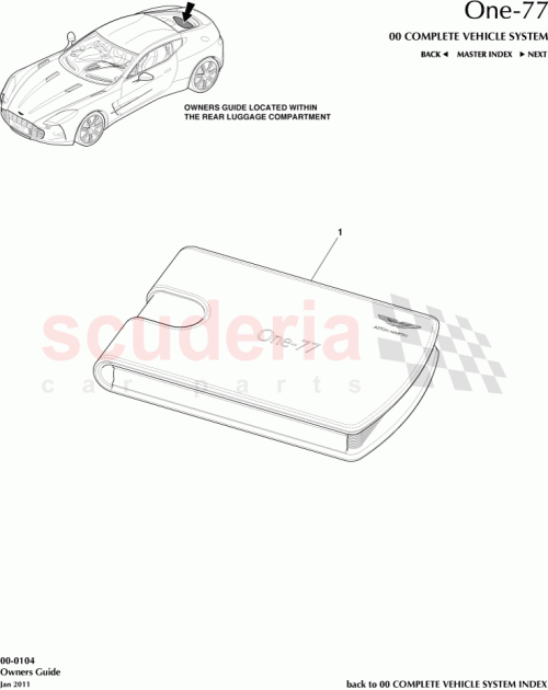 Part Diagram for Aston Martin AY93-19A321-RA