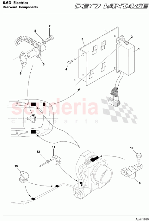 Part Diagram for Aston Martin 697818