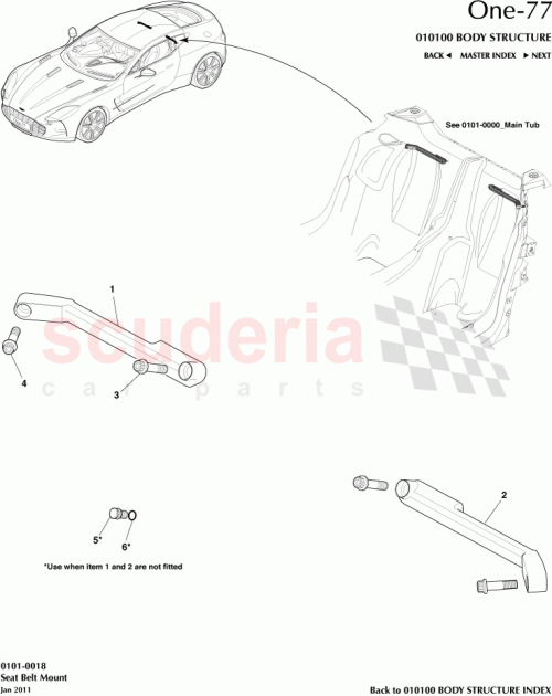 Part Diagram for Aston Martin 12023-03-7718-AA