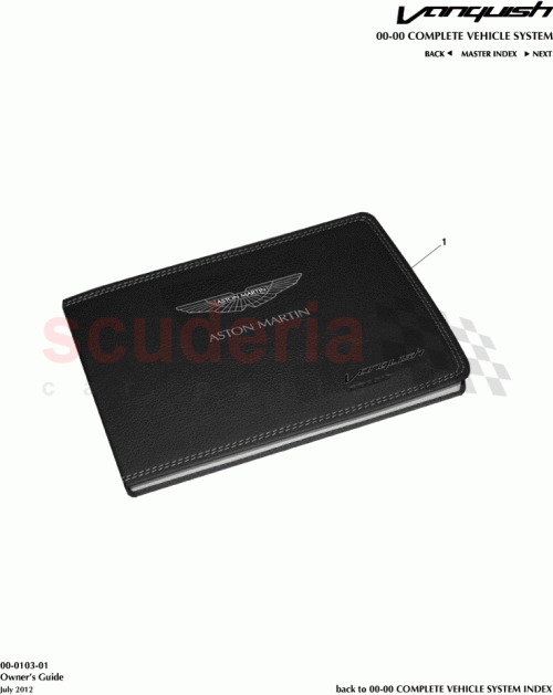 Part Diagram for Aston Martin ED33-120609-SA