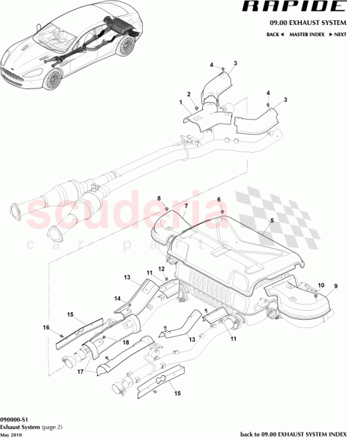Part Diagram for Aston Martin AD435290AA
