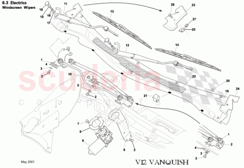 Part Diagram for Aston Martin 1R12373947AA