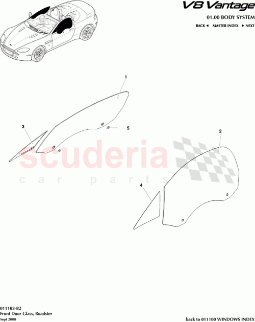 Part Diagram for Aston Martin 6G33-L21410-BA