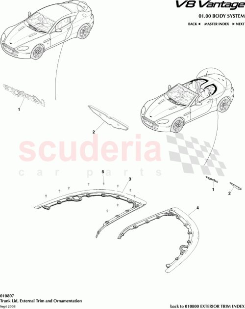 Part Diagram for Aston Martin 8G33-404C24-AA