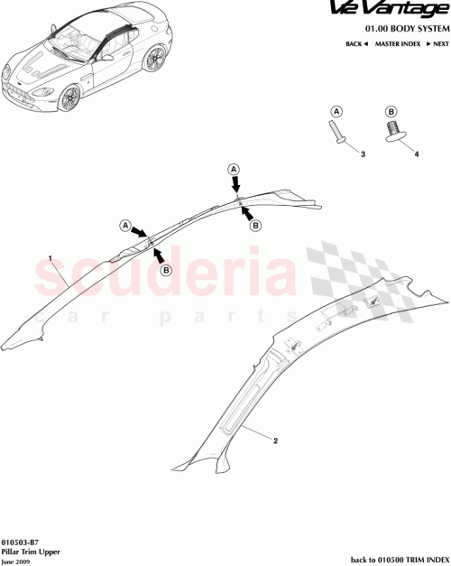 Part Diagram for Aston Martin 6G33-29012-CA