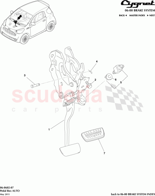 Part Diagram for Aston Martin AY2Y-2457-BB