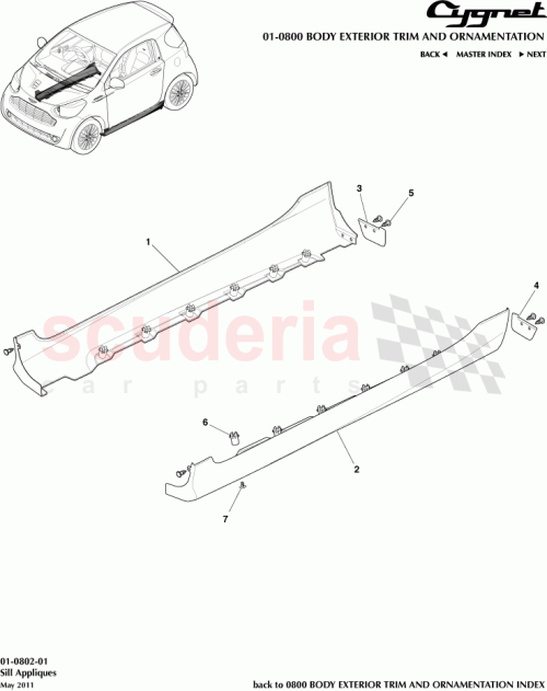 Part Diagram for Aston Martin AY2Y-10610-AA