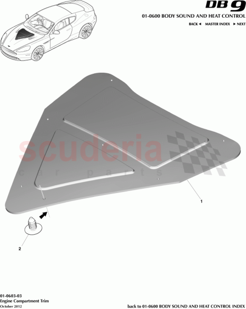 Part Diagram for Aston Martin DG43-16738-AA