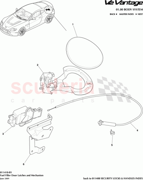 Part Diagram for Aston Martin EG33-C405B96-AA