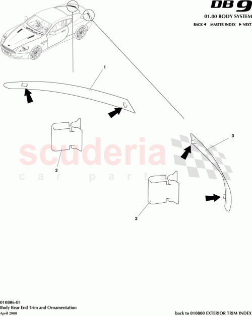 Part Diagram for Aston Martin 4G43-13407-AA