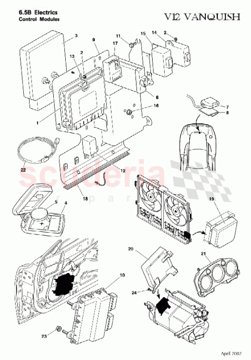 Part Diagram for Aston Martin 1R12-370797-AB