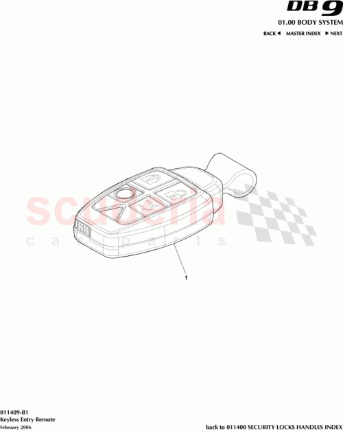 Part Diagram for Aston Martin 4G43-70290-BD